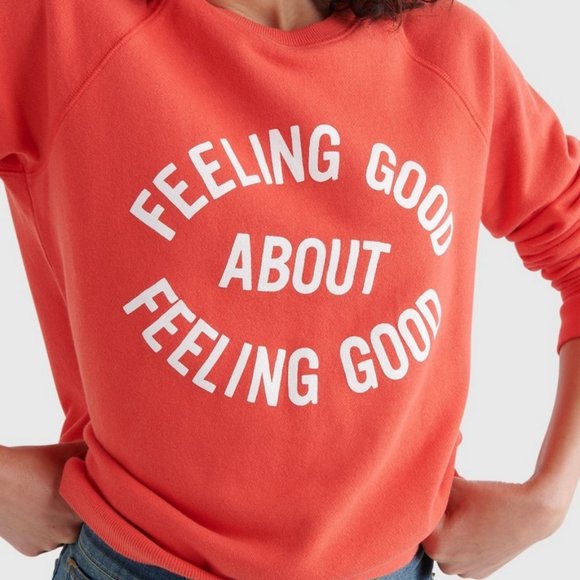 Lucky Brand "Feeling Good" Sweatshirt - Picture 1 of 12